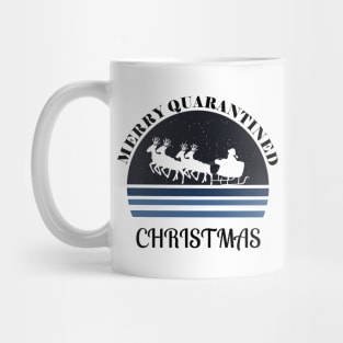 Merry Quarantined Christmas Night Mug